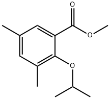 Methyl 2-isopropoxy-3,5-dimethylbenzoate 结构式