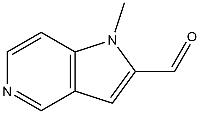 1-Methyl-1H-pyrrolo[3,2-c]pyridine-2-carboxaldehyde Struktur