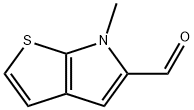 6-methyl-6H-thieno[2,3-b]pyrrole-5-carbaldehyde Structure