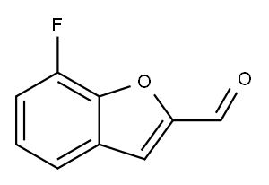 7-Fluoro-1-benzofuran-2-carbaldehyde Structure