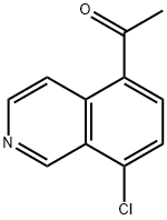 1-(8-氯-5-异喹啉基)乙酮,1369303-38-7,结构式