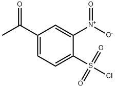 Benzenesulfonyl chloride, 4-acetyl-2-nitro-,1369429-09-3,结构式
