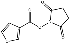 3-呋喃羧酸,2,5-二氧代-1-吡咯烷基酯, 1369515-35-4, 结构式