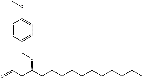 Tetradecanal, 3-[(4-methoxyphenyl)methoxy]-, (3S)- Structure