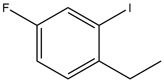 1-ethyl-4-fluoro-2-iodobenzene Struktur