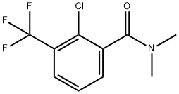 2-Chloro-N,N-dimethyl-3-(trifluoromethyl)benzamide 结构式