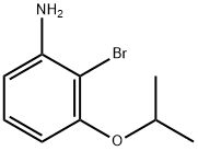 2-Bromo-3-(propan-2-yloxy)aniline,1369856-93-8,结构式