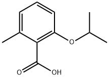 2-Isopropoxy-6-methylbenzoic acid Struktur