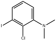 2-氯-3-碘-N,N-二甲基苯胺, 1369870-05-2, 结构式