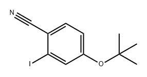 Benzonitrile, 4-(1,1-dimethylethoxy)-2-iodo- Struktur