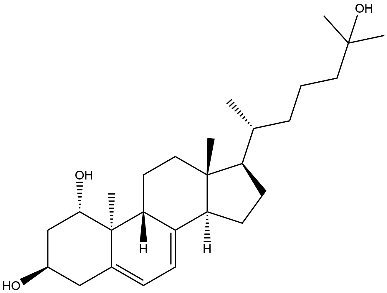 1α,25-Dihydroxyprovitamin D3 Impurity Struktur