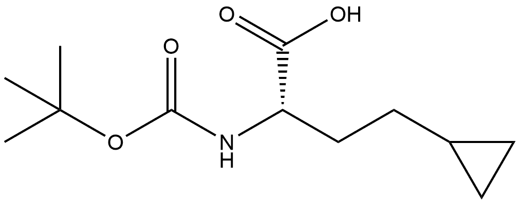 (S)-2-(Boc-amino)-4-cyclopropylbutanoic acid