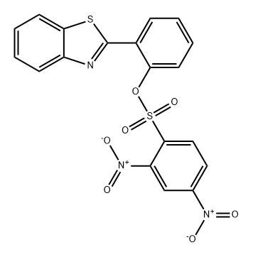 Benzenesulfonic acid, 2,4-dinitro-, 2-(2-benzothiazolyl)phenyl ester