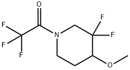 Ethanone, 1-(3,3-difluoro-4-methoxy-1-piperidinyl)-2,2,2-trifluoro-|