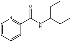 N-(戊-3-基)吡啶酰胺 结构式