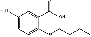 Benzoic acid, 5-amino-2-butoxy- Structure