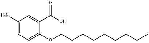 Benzoic acid, 5-amino-2-(nonyloxy)- Struktur