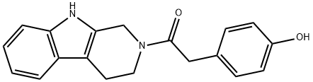 Ethanone, 2-(4-hydroxyphenyl)-1-(1,3,4,9-tetrahydro-2H-pyrido[3,4-b]indol-2-yl)-|化合物 T24642