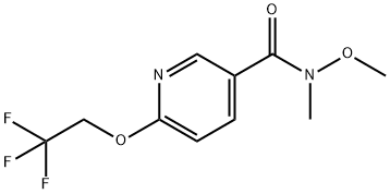 3-Pyridinecarboxamide, N-methoxy-N-methyl-6-(2,2,2-trifluoroethoxy)-