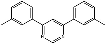Pyrimidine, 4,6-bis(3-methylphenyl)-,1373880-82-0,结构式