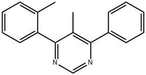 5-methyl-6-(2-methylphenyl)-4-phenylpyrimidine,1373880-84-2,结构式