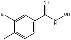 Benzenecarboximidamide, 3-bromo-N-hydroxy-4-methyl- 结构式