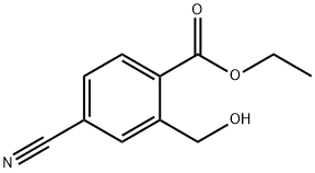 Ethyl 4-cyano-2-(hydroxymethyl)benzoate,1374150-56-7,结构式