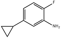 5-环丙基-2-氟苯胺, 1374298-69-7, 结构式