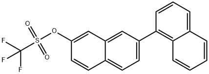 [1,2'-binaphthalen]-7'-yl trifluoromethanesulfonate Structure