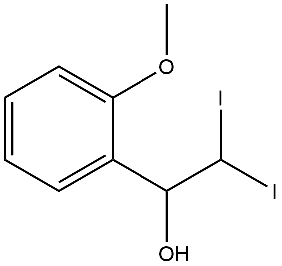 Benzenemethanol, α-(diiodomethyl)-2-methoxy-