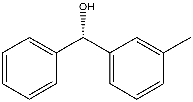 Benzenemethanol, 3-methyl-α-phenyl-, (αS)- Structure