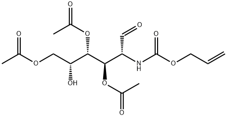 D-Galactose, 2-deoxy-2-[[(2-propen-1-yloxy)carbonyl]amino]-, 3,4,6-triacetate Struktur