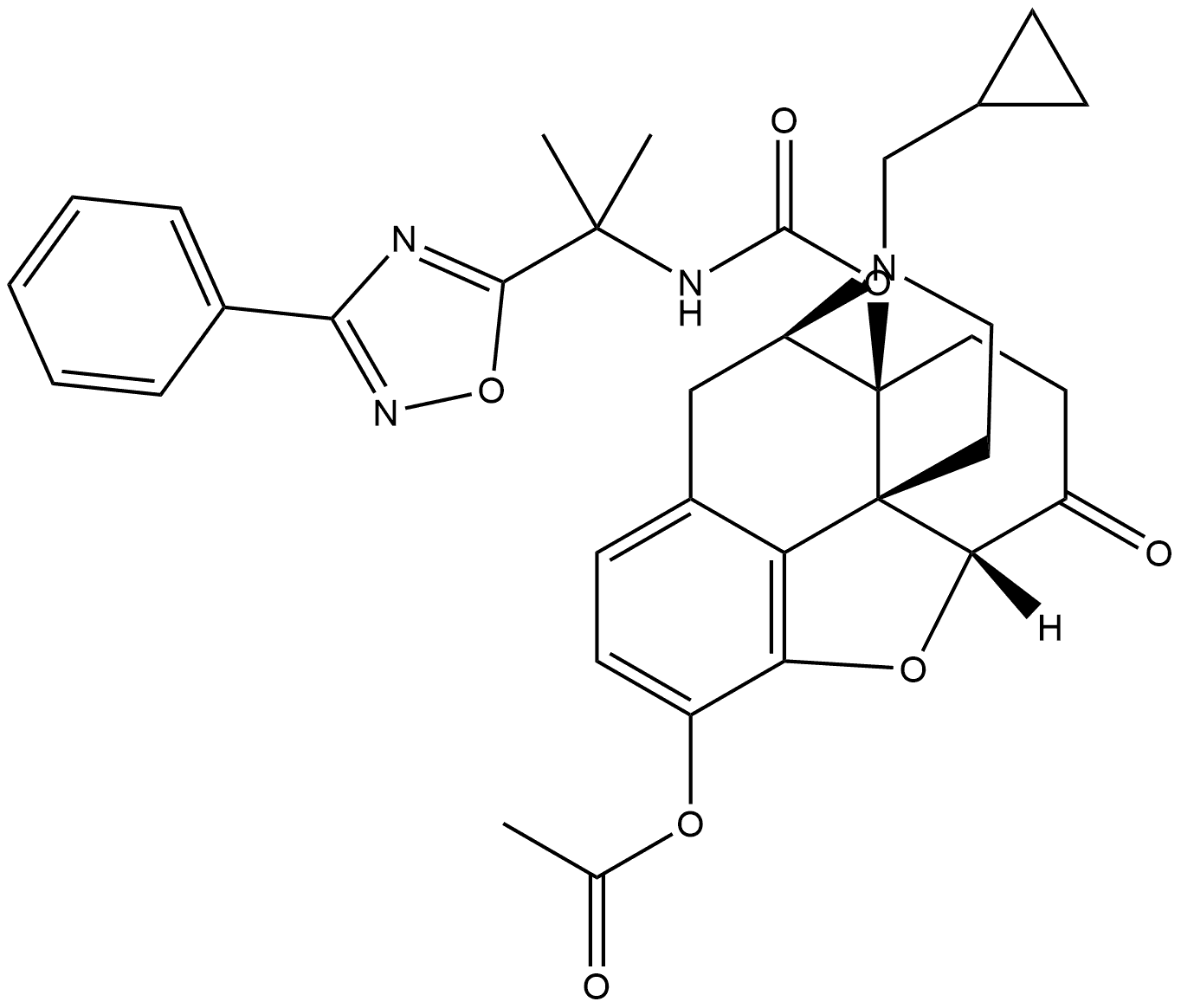 Naldemedine Struktur