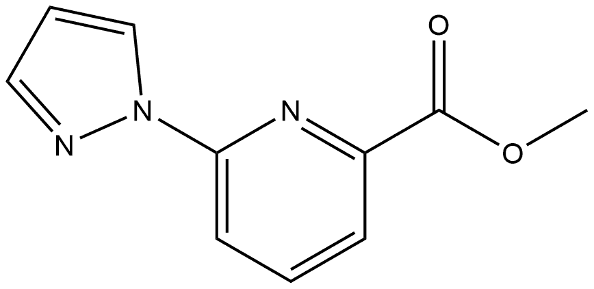 methyl 6-(1H-pyrazol-1-yl)picolinate Structure
