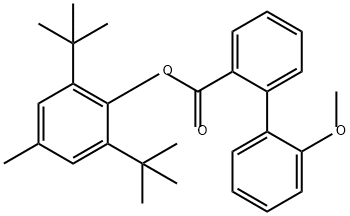 [1,1'-Biphenyl]-2-carboxylic acid, 2'-methoxy-, 2,6-bis(1,1-dimethylethyl)-4-methylphenyl ester
