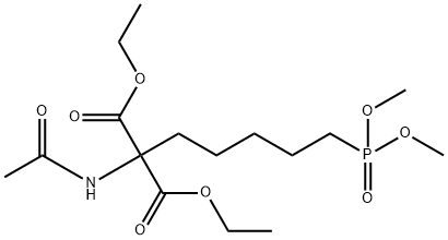 Propanedioic acid, 2-(acetylamino)-2-[5-(dimethoxyphosphinyl)pentyl]-, 1,3-diethyl ester
