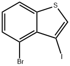 Benzo[b]thiophene, 4-bromo-3-iodo- Structure