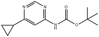 Carbamic acid, N-(6-cyclopropyl-4-pyrimidinyl)-, 1,1-dimethylethyl ester
