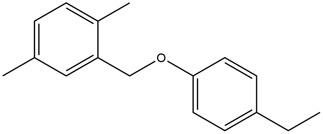 2-[(4-Ethylphenoxy)methyl]-1,4-dimethylbenzene 结构式
