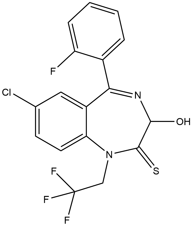 Quazepam Impurity 3 Struktur