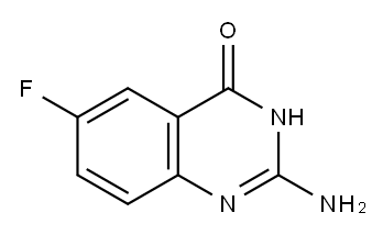 4(3H)-Quinazolinone, 2-amino-6-fluoro- Structure