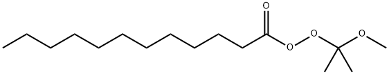 Dodecaneperoxoic acid, 1-methoxy-1-methylethyl ester Structure
