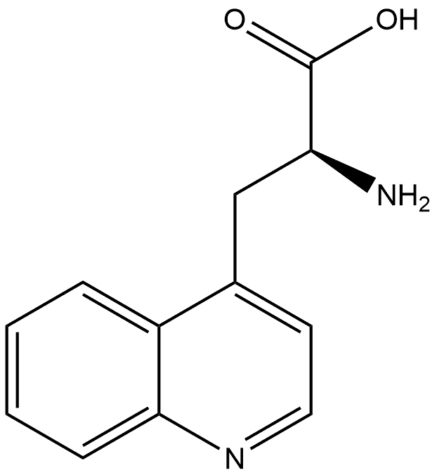 (S)-2-Amino-3-quinolin-4-yl-propionic acid Structure