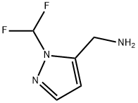 1-(Difluoromethyl)-1H-pyrazole-5-methanamine Struktur