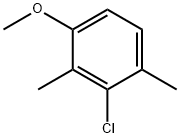 Benzene, 2-chloro-4-methoxy-1,3-dimethyl- Struktur