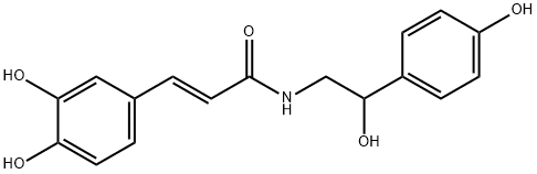 N-trans-Caffeoyloctopamine Struktur