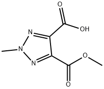 2H-1,2,3-Triazole-4,5-dicarboxylic acid, 2-methyl-, 4-methyl ester Structure