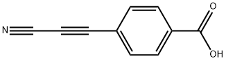 4-(CYANOETHYNYL)BENZOIC-ACID, 1379340-08-5, 结构式