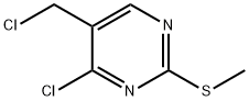 Pyrimidine, 4-chloro-5-(chloromethyl)-2-(methylthio)-|