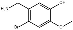 5-(氨基甲基)-4-溴-2-甲氧基苯酚, 1379364-94-9, 结构式